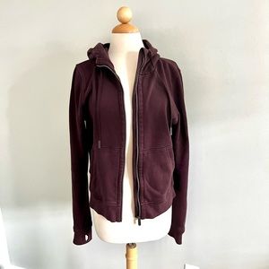 Lululemon 🍋 Burgundy zip up hoodie